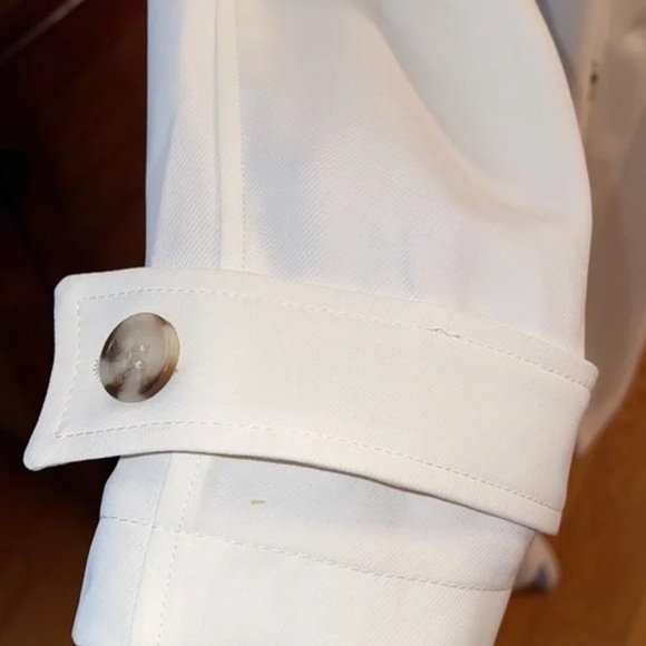 New Bagatelle Collection Off White Trench Coat jacket - Picture 6 of 17